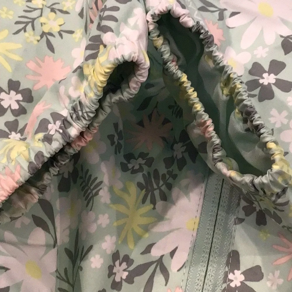 The North Face Toddler Girls' Mint Floral Windbreaker Jacket